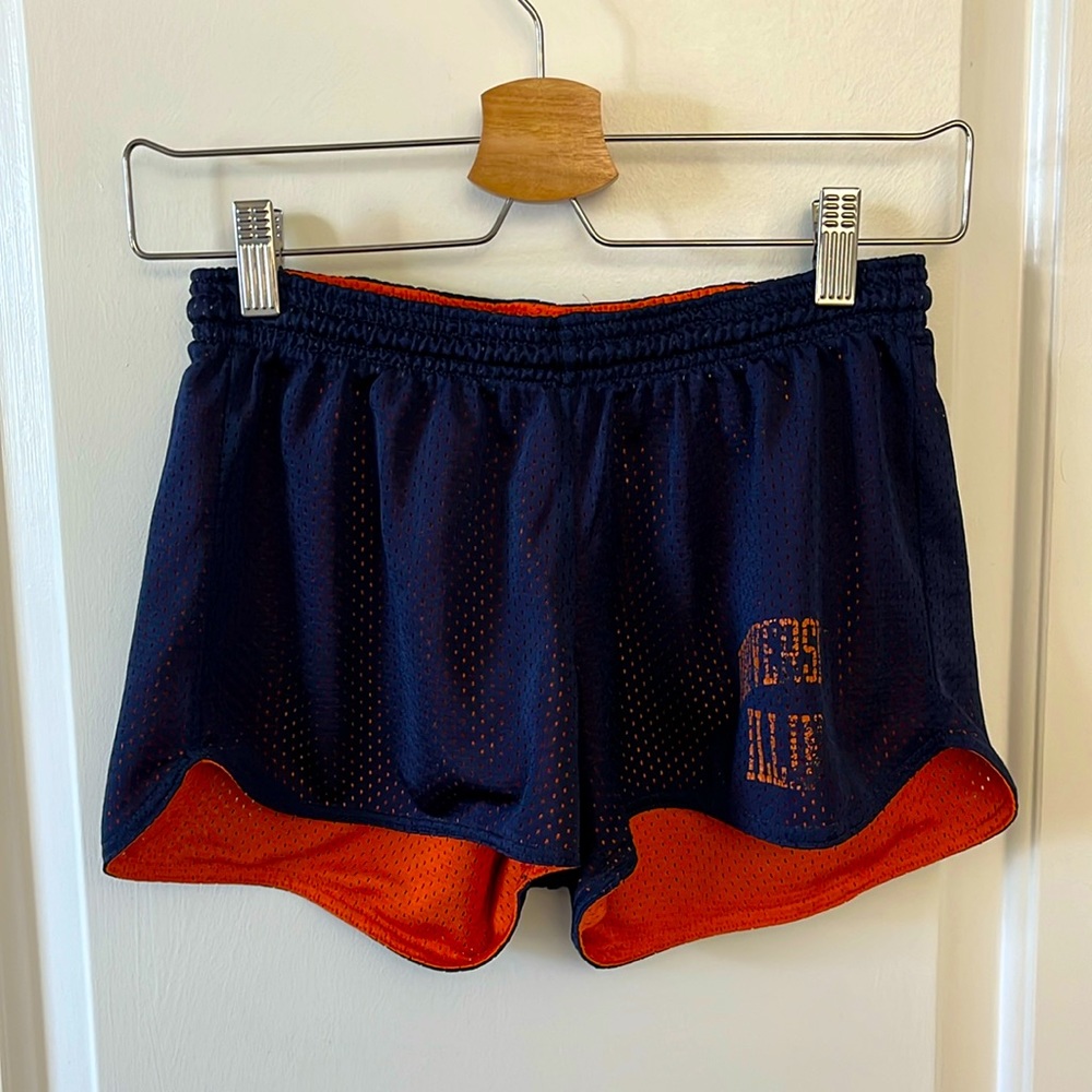 Vintage University of Illinois Reversible Mesh Jersey Shorts